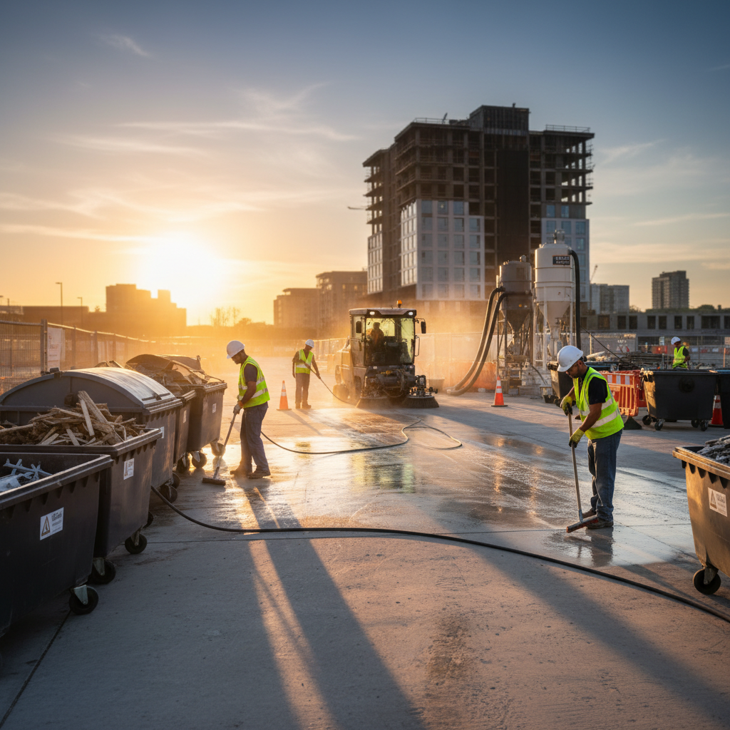 Effektiv byggepladsrengøring for en sikker arbejdsplads
